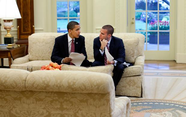 Jon Favreau met Barack Obama